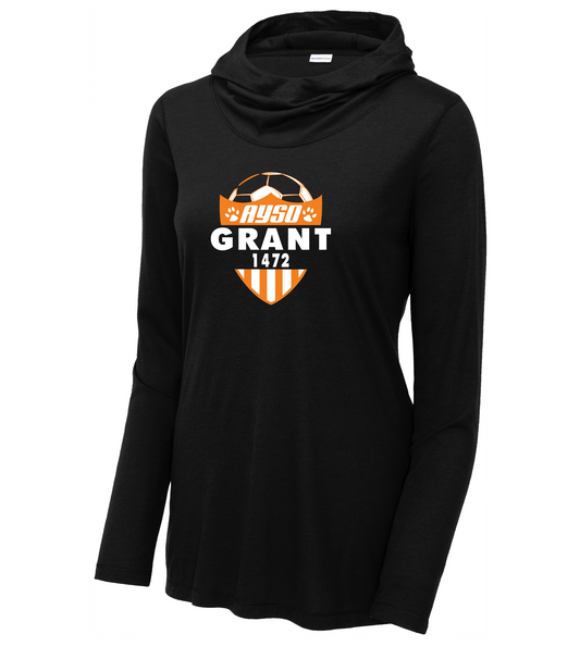 06. Ladies L/S Hoodie Shirt - Sport-Tek PosiCharge